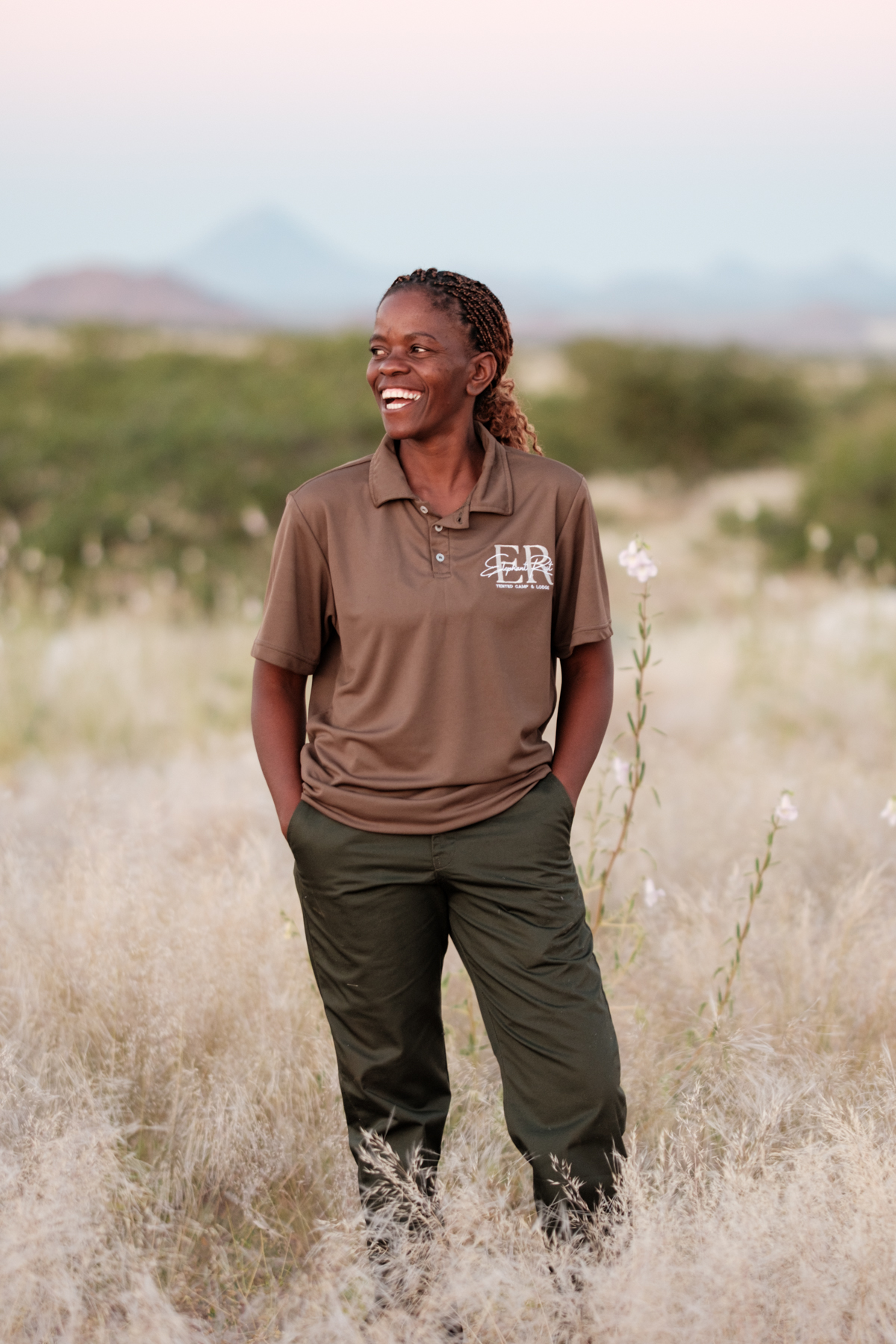 Cathleen Soabes, founder and head guide at Elephant Rest Tented Camp Damaraland